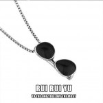 RUI RUI YU Uued P&auml;ikeseprillid P&auml;ikeseprillid Ripats Kaelakee Mood Isiksus Hip-hop Pikad Kaelakee Meestele ja Naistele 1 PCS