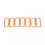 ABS-auto esiv&otilde;re kaunistusr&otilde;nga kattekleebised Jeep Renegade 2019 Up auto v&auml;listarvikutele oranž