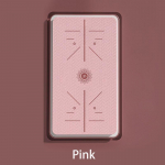 Libisemisvastane joogamatt, paksendatud ja laiendatud heli- ja p&otilde;rutuskindlad p&otilde;randamatid Keskkonnas&otilde;bralik majapidamisspordi- ja tervisematt 183X61X0.6cm roosa