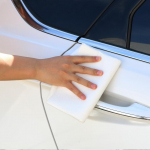 Autode kujundamine Kuivatamine Autopesu Mootorrataste Puhastus Naturaalsest ehtsast nahast Seemisnahast Shammy Sponge Cloth Lambanahast imav r&auml;tik sinine