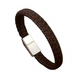 K&auml;sitsi valmistatud punutud k&auml;ev&otilde;ru kudumisn&ouml;&ouml;r, mugav kanda, kulumiskindel kaunistus kaasaskantav mitmekihiline punutud k&ouml;is kohv