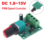 10A pingeregulaator 5-16V PWM alalisvoolu mootori kiiruse regulaator Astmeta kiiruse regulaator LED-dimmer toitekontroller DC 1.8V-15V