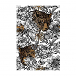 Tiger Texture veekindel eemaldatav elutuba Magamistoa isekleepuv tapeediga seinakleebis (45cm * 300cm) RW201