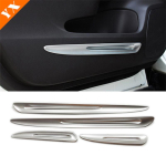 4pcs for Honda CRV CR-V 2012-2015 2016 Accessories Car Door Scuff Plate Protector Guard ABS Matte/Chrome decor Sticker ABS Plastic Silver gray