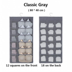 Uus mitme taskuga kokkupandav riiete hoiukott L&auml;bipaistev rippuv kott Sokid rinnahoidja aluspesu sorteerimiskott A beež