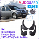4 tk auto porilapid Nissan Navara Frontier Brute D40 2005-2016 porikaitse pritsmekaitsed poritiibad Auto