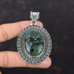Ookeanijaspise Ripats K&auml;sit&ouml;&ouml; T&auml;iesti Uus Ehe 925 Sterling H&otilde;bedast Ripats Vintage Ehe Ehtne Kivist Ripats Pulmakingitus Pruudile