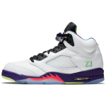 Air Jordan 5 Retro Alternate Bel-Air Unisex tossud Valge Court-Purple Racer-Pink DB3335-100 41