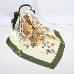 Kvaliteetsed luksuslikud siidist sallid peapael Sallid kaelasall naistele kett siidist sall naiste dekoratiivne sall 90*90cm