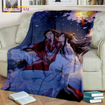 Taevaametniku &otilde;nnistustekk Multifilm Tekid Hiina tekid voodi Diivanile Laisk Pehme tekk Hua Cheng Tekid F&auml;nnikingitused 125x150cm