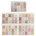 5 lehte piibliregister Sildi kleebised erinevat v&auml;rvi Isekleepuvad libisemisvastased l&auml;bipaistvad tr&uuml;kised Boho v&auml;rvi vastupidavad piibliraamatu vahelehed Sets