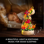 HOGOKIDS Flowers Music Box ehitusploki komplekt valgusega 571tk j&otilde;ulukink