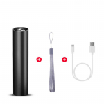 Mini taskulamp alumiiniumsulamist USB-laadimine Sisseehitatud 14500 liitiumakuga kaasaskantav LED-taskulamp