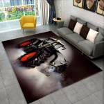 Autotraktori seeria mustriga veoautode ala vaip, vaipvaip kodu elutoa diivani uksemati sisekujunduseks, laste libisemiskindel 3D p&otilde;randamatt 120cm x 160cm
