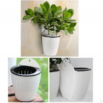 2x Self Watering Planters s Flower Pots in/Outdoor