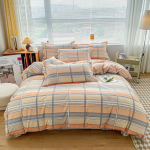 AB kaheosaline harjatud taim Sunshine Velvet neljaosaline komplekt kuivatamiseks soojas kohevas nahas&otilde;bralikus pilves magamisvooditarvikud 120cm bed sheet 3pcs