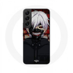 Coque maniacase pour Samsung Galaxy S21 FE Tokyo Ghoul Kaneki Ken Masque Japonais Anime