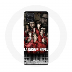 Samsung Galaxy A12 &uuml;mbris La casa de papel plakatitegelased
