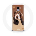 &Uuml;mbris Samsung Galaxy J6 2018 Basset Hound koera n&auml;o jaoks