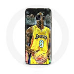 &Uuml;mbris Samsung Galaxy S6 edge Kobe Bryant Dunk lakers 8 NBA must jaoks