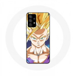 Coque pour Samsung Galaxy A13 4G / A13 4G Lite Dragon Ball Manga Sangoku Visage &eacute;nerv&eacute;