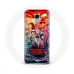 &Uuml;mbris Samsung Galaxy J6 2018 Stranger Things Teaser 4. hooaja plakatitegelaste kunst