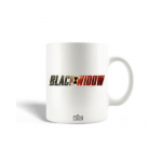 Mug en C&eacute;ramique Black Widow Logo d'or et Rouge