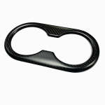 Tesla model3 3K240G Water Cup Frame Is Suitable For Tesla Model 3 Car Interior Carbon Fiber Rear Seat Water Cup Frame Patch M3-CF36L