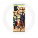 Coque pour Samsung Galaxy A51 5G One Piece Luffy Affiche Equipages Manga Anime - Maniacase