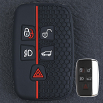 Silikoonist 5 nupuga autov&otilde;tme katte korpuse hoidiku kaitse Land Rover Discovery 4 Freelander 2 Range Rover Evoque 2018 2017 2016 jaoks