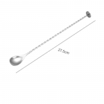 Kvaliteetne roostevabast terasest kokteilibaar, spiraalse mustriga joogi&scaron;eiker, segaja, keeratud segamislusikas K&ouml;&ouml;gin&otilde;ud hall