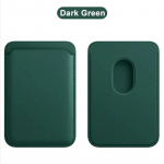 Nahast rahakoti&uuml;mbris iPhone 15 Pro Max Magsafe rahakoti nahast, &uuml;hildub iPhone 14 13 12 kaardihoidjaga MagSafe magnetiga roheline