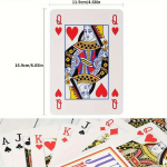 4 Times Super Big Giant Jumbo m&auml;ngukaardid T&auml;ispakk uudsed pokkeri pulma-aastap&auml;eva peotarbed, s&uuml;nnip&auml;evapeo tarvikud 1 Set