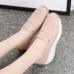 Naiste mokassiinid, nahast s&otilde;idumugavus, naiste kiiluga tossud, vabaaja tossud t&uuml;drukutele, kes k&auml;ivad, Minimalistlikud suvised rasedate kingad naistele EU:35 beež