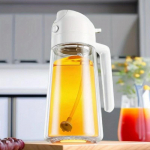 2in1 500 ml prillid pihustus&otilde;li pihusti pudel pihustus&otilde;li dosaator &otilde;lipurk Cruet BBQ k&ouml;&ouml;k k&uuml;psetamine r&ouml;stimine pikniku k&ouml;&ouml;git&ouml;&ouml;riist beež