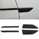4 tk / komplekt auto k&uuml;lgmise tiiva poritiiba embleemi kleebised VW Tiguan Mk2 2016-2018 lehtede dekoratiivkleebis must