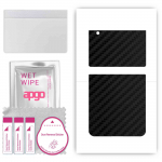 apgo Protective Skin Sticker for the back compatible with Samsung W23 Flip, Wrap Film, Foil, Vinyl - Pattern Carbon Black