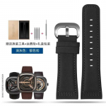 Ehtsast nahast kellarihm sevenfriday meeste kellarihmale Q203 M203 P1 P2 S2 M2 Q2 03 01 02 Pruun sinine lehmanahk 28mm 28mm