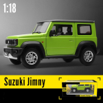1/18 Scale Suzuki Jimny sulamist automudel, survevalu metallist m&auml;nguasi Maastikus&otilde;idukid Automudelid Heli ja valgusega kingitused 1/18-Size:20*9.5*9.2cm