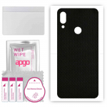 apgo Protective Skin Sticker for the back compatible with HTC Wildfire E2, Wrap Film, Foil, Vinyl - Pattern Matrix