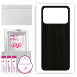 apgo Protective Skin Sticker for the back compatible with Poco C55, Wrap Film, Foil, Vinyl - Pattern Matrix