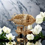 Loominguline &otilde;hulaevamudel 3D puidust pusle ehitusplokkide komplektid kokkupandav m&auml;nguasja s&uuml;nnip&auml;evakingitus lastele t&auml;iskasvanutele m&otilde;eldud kodukaunistus