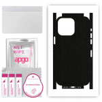 apgo Protective Skin Sticker for the back+sides compatible with Apple iPhone 14 Pro Max, Full Wrap Film, Foil, Vinyl - Pattern Matrix