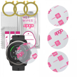 3x apgo Ultra-Clear Hybrid protective glass compatible with Suunto 5 Peak, flexible nano glass, great replacement for tempered glass, scratch-resistan
