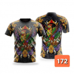 T-s&auml;rk Mehed Naised Unisex Madu Lind Disain Tr&uuml;kk 3D Mood T&auml;navar&otilde;ivad Tai Kirjandus Loom Garuda Naga 172 M