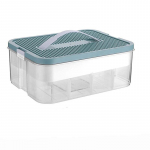 Laste ehitusplokkide hoiukarp Virnastatav hoiukohver Reguleeritav mitmesuguste asjade konteiner Kosmeetikakarp k&auml;epidemega m&auml;nguasjade korraldaja