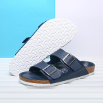 Nahast Meeste Sandaalid Suvised Meeste Sandaalid Naiste Sussid V&auml;litingimustes Rannas Vabaaja Kingad Zapatos Hombre Vastupidavad Libisemiskindlad Luksuslikud Kingad 46 blue