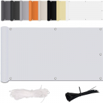 R&otilde;du privaatsusekraan, puurimine, tuul ja UV, koos paigaldustarvikutega, pol&uuml;ester, r&otilde;dupiirde, sise&otilde;ue ja aia jaoks One Size