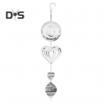 3D tuulevurri linnureflektor Peegeldav siseruumides, v&auml;liaia aiatalu, rippuv metallist tuulekella linde peletav ehisripats h&otilde;be