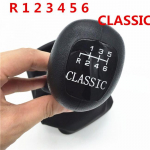 5/6 kiiruse k&auml;igukangi nupp Sitck pea nahast kedra pakiruumi kattekork Mercedes Benz W202 C jaoks (93-01) / W208 CLK (97-03) / W210 E klass 6 Speed Classic must